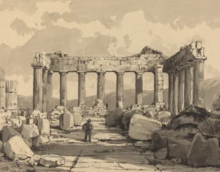 Parthenon, sisällä