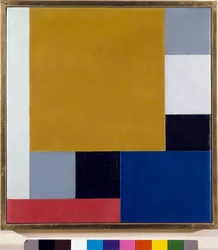 Sävellys 22 Theo Van Doesburgin (1883-1931) maalaus 1920 Eindhoven, Stedelijk Van Abbemuseum