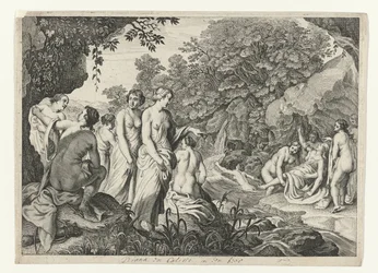 Diana saa selville Calliston raskauden Metamorphoses of Ovid (sarjan nimi)