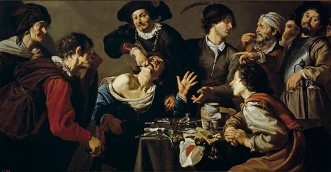 Le charlatan - Theodore Romboutsin quacksalver (1597-1637)