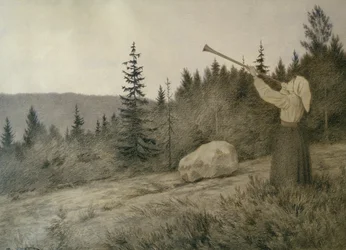 Ylhäällä vuoren alla soi puupuhallin