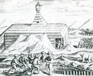Karhunmetsästäjät, kuvitus teoksesta 