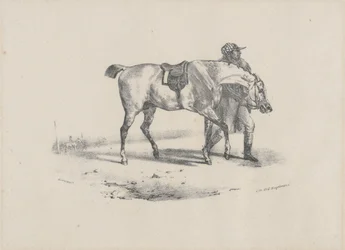Hevonen, jota kävelytetään ennen kilpailua (A Horse Being Walked Before the Race)
