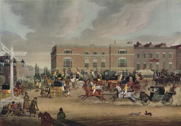 "Elefantti ja linna Brighton Roadilla", 1826, 1920