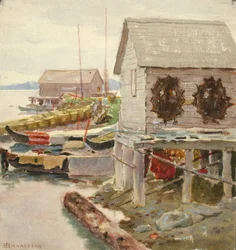 Drying Skins, Sitka, n. 1880-1914.