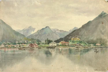 Sitka saarilta, esillä Venäjän linna, 1888.