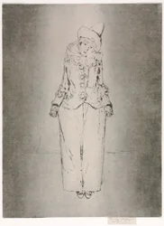 Pierrot en Pied, Lady A. C.:n muotokuva.