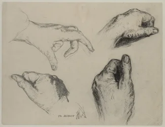 Käsien tutkimus (recto)