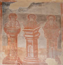 Pyhät Simeon Stylites vanhin, Simeon Stylites nuorempi ja Alypius Stylites, 1378