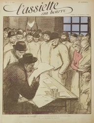 "La Caisse de Greve", karikatyyri "L