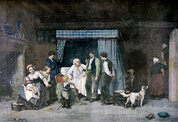 Työläinen ja hänen lapsensa, 1892