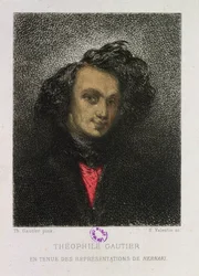 Omakuva, pukeutunut "Hernani", kaiverrus H. Valentin