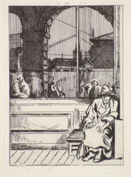 Vanha nainen, 1900-luku (etsaus)