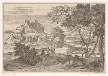 Arkadian maisema hahmoineen ja kaneina Suite de Paysages (sarjan nimi)