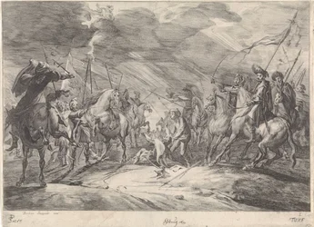 Battlefield Scene Cavalry Combat (sarjan nimi)