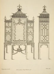 Suunnittelu kiinalaukkuun, pubi. 1753 (kaiverrus)
