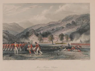 ?Joss House, Chapoo [sic], eversti Tomlinsonin kuolema?, 1842