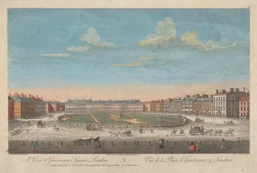 Näkymä Grosvenor Squarelle, Lontooseen