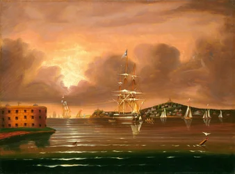 Uhkaava taivas, New Yorkin lahti