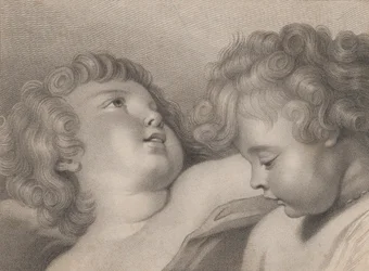 Kaksi kerubien päätä, 1800.