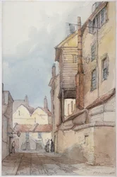Catherine Wheel Alley, Lontoon kaupunki, 1855.