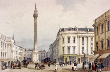 Monumentti, Lontoo, vuonna 1855