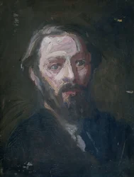 Muotokuva kuvanveistäjä Pier Panderista (1864-1919)