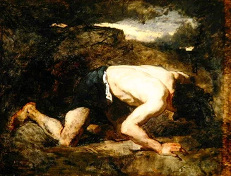 The Fugitive, Study for Timon of Ateens, n. 1857 (öljy kankaalle)