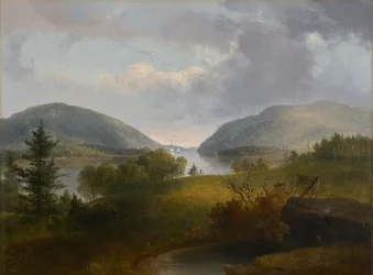 Hudsonjoki Bear Mountainin luona