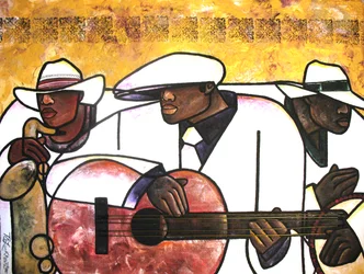 Supreme Players, 2007 (sekatekniikka kankaalle)