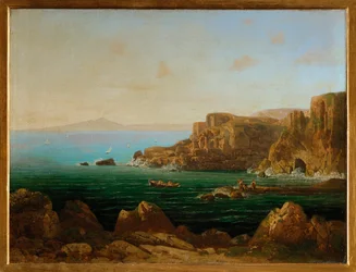 Sorrentonlahti, Italia (maalaus kankaalle)