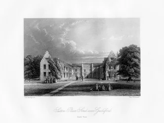Sutton Place, lähellä Guildfordia, Surreyssa, 1800-luvulla.