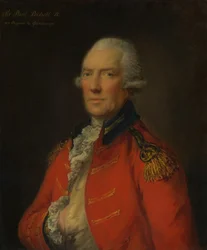 Everstiluutnantti Paul Pechell 1724-1800.