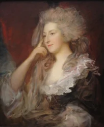 Rouva Maria Anne Fitzherbert, Thomas Gainsborough, 1784.