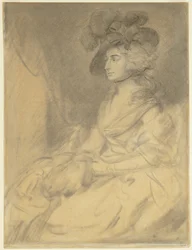 Rouva Sarah Siddons, 1785.
