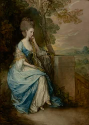 Muotokuva Anne Chesterfieldin kreivittärestä, 1777-8 (öljy kankaalle) 0