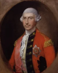 Muotokuva Jeffery Amherstista, 1. paroni Amherstista (1717-1797), sotamarsalkasta