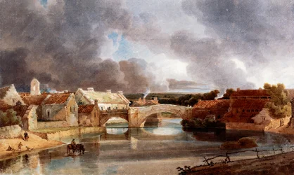 Morpethin silta, noin 1802 (muste ja akvarelli)