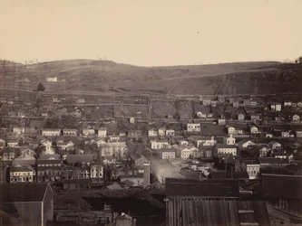 Honesdale, jakso 4, Del.  Hudson Canal Co., c. 1863-1865 (kuva)