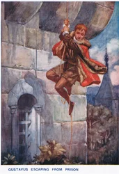 Gustavus pakenee vankilasta