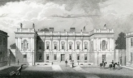 Burlington House, Royal Acadamy of Arts, Piccadilly, Lontoo, noin 1829-31.