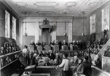 Central Criminal Court, Old Bailey, kaiverrus H. Melville