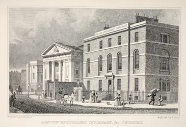 Lontoon silmäsairaala jne. Finsbury, "London and it
