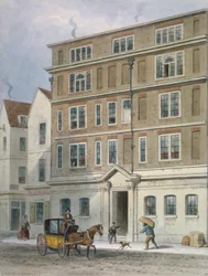 Titus Oatesin asuinpaikka, Oat Lane, Lontoo, 1848