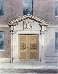 Cutlers Old Hallin sisäänkäynti, 1850