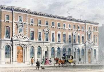 Kauppias Taylorsin ja Hallin uusi rakennus, 1853