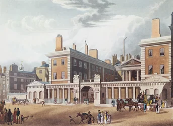 Näkymä Amiraliteetille, 1818 (värikaiverrus)
