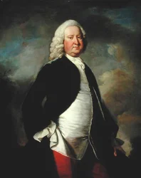 Muotokuva Sir Watkin Williams Wynnistä, 3. vapaaherra (1692-1749) (öljy kankaalle) (öljy kankaalle)