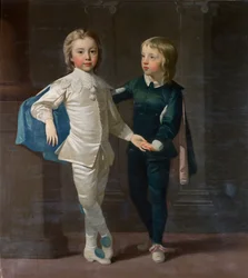 Sir Edward Hulse, 3. baronetti, ja hänen veljensä Samuel Hulse, noin 1758