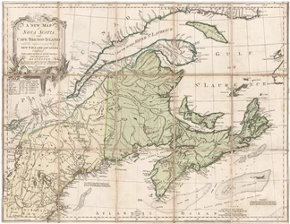 Jefferysin Nova Scotian kartta